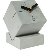 تصویر ساعت رومیزی بتنی مدل mim-cubic 