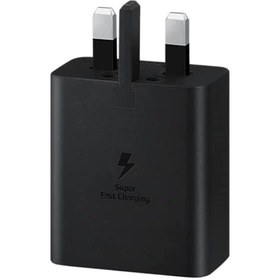 تصویر Samsung : شارژر 45 وات سامسونگ (اصل) به همراه کابل ا Samsung Galaxy Official 45W Travel Adapter, Super-Fast Charging 