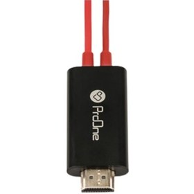 تصویر کابل تبدیل لایتنینگ به HDMI پرووان مدل PCH75 طول 1.8 متر ا ProOne PCH75 Lightning to HDMI model 1.8 meters ProOne PCH75 Lightning to HDMI model 1.8 meters