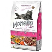 تصویر غذای خشک گربه مونلو با طعم مرغ و ماهی (بسته بندی رابینسه) ا Monello cat food adult cat Monello cat food adult cat