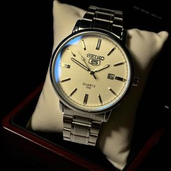 تصویر ساعت مردانه سیکو 5 استیل کرم 