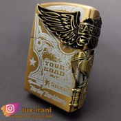 تصویر فندک هارلی دیویدسون طرح زیپو Harley Davidson lighter design zippo 