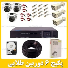 تصویر پکیج 4 دوربین طلایی 