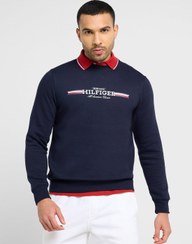 تصویر سوئیشرت یقه گرد با لوگو برند Tommy Hilfiger Logo Crew Neck Sweatshirt