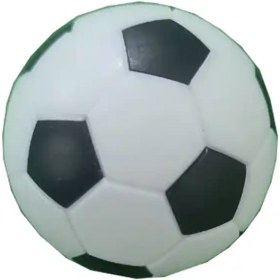 تصویر توپ فوتبال دستی چهل تکه 