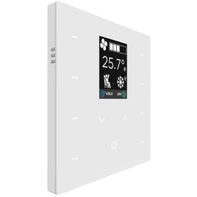 تصویر تاچ پنل iX2 2″ KNX Touch Panel 2-4-8 Button, White w/ LCD 