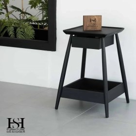 تصویر کنارتختی چوبی 3701 