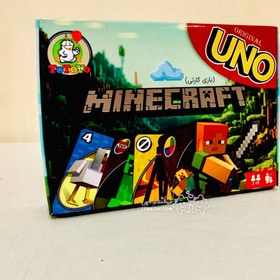 تصویر بازی کارتی اونو ماینکرافت ۱۱۲ مناسب کودک 