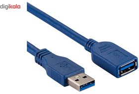 تصویر کابل افزایش طول USB 3.0 - 1.5 متر USB 3.0 Extension Cable
