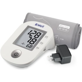 تصویر فشارسنج دیجیتال بی ول مدل PRO-33 + آداپتور B.Well PRO-33 Blood Pressure Monitor