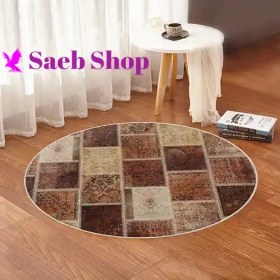 تصویر فرش گرد | فرش چاپی | کد : c22 