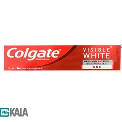 تصویر خمیر دندان colgatae مدل Visible White سفید کننده ۷۵ میلی لیترر 