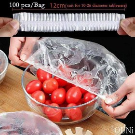 تصویر درپوش فریزری برای پوشش غذا و میوه پک 100 عددی Freezer lid