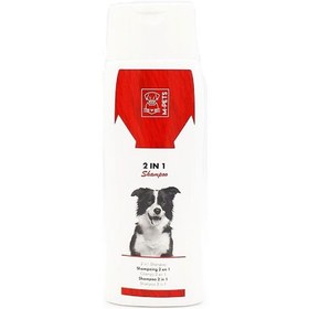 تصویر شامپو 2 در 1 سگ ام پتز بلژیک 250ml ( نرم کننده و مرطوب کننده ) M-PETS 2 in 1 Shampoo 250ml