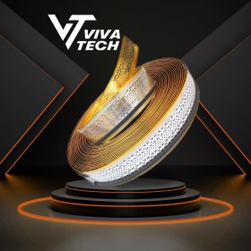 تصویر چنلیوم طلایی آینه ای لبه چنلیوم طلایی ویواتک