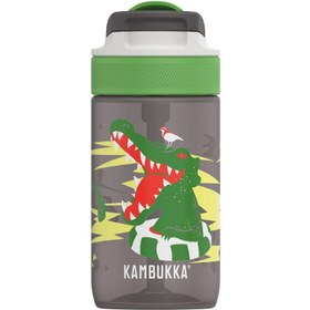 تصویر قمقمه تلقی نی دار کامبوکا Kambukka-Lagoon-Crazy Crocodile-400ml 