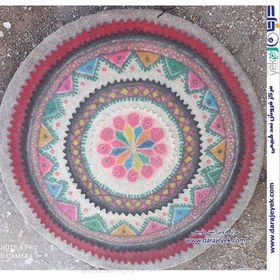 تصویر نمد پشمی گوسفندی گرد 