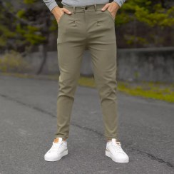 تصویر شلوار مردانه زیتونی کد 27574 