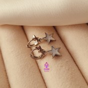 تصویر گوشواره ستاره رنگ سیلور ژوپینگ 