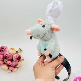 تصویر تل مو دخترانه مدل موش سرآشپز فانتزی 