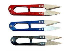 تصویر قیچی نخ زن دسته فلزی 