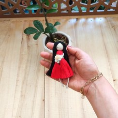 تصویر عروسک مکرومه بافی 