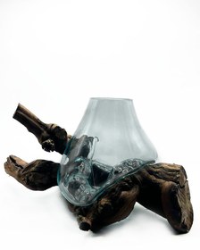 تصویر گلدان شیشه ای بزرگ 