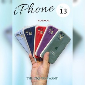 تصویر قاب آیفون 13 نرمال سیلیکونی اصلی اپل پاک کنی iPhone 13 Silicone Case 