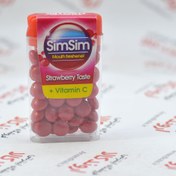 تصویر خوشبو کننده دهان سیم سیم Sim Sim مدل strawberry 