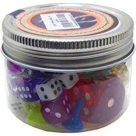 تصویر تاس دم دستی قوطی شیشه ای 