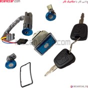 تصویر مجموعه سوئیچ استارت کامل بدون ریموت پژو ۴۰۵ و پارس Electrical components