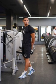 تصویر ست تیشرت شلوارک نایک جردن لیزری 