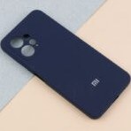 تصویر قاب سیلیکونی اورجینال XIAOMI REDMI NOTE12 4G – سرمه ای 