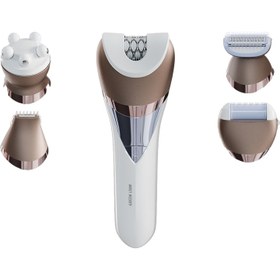 تصویر کیت اپیلاتور بی‌سیم گرین لاین مدل GN5N1EP47KWH ۵ کاره 