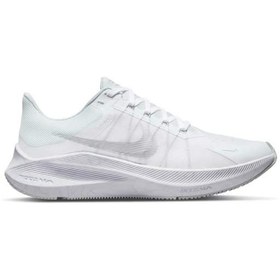 تصویر کتونی تنیس نایک وینفلو 8 سفید نقره ای Nike Winflo 8 White Silver 