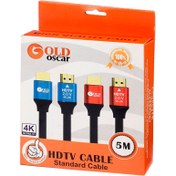 تصویر کابل HDMI 4K V2 اسکار گلد طول 5 متری Oscar Gold HDMI 4K V2.0 5m