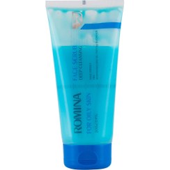 تصویر اسکراب صورت مناسب پوست های چرب و جوشدار 200میل رومینا Romina Face Scrub For Oily Skin 200ml