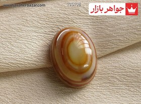 تصویر نگین عقیق باباقوری کد 135108 