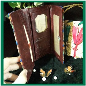 تصویر کیف پول طرح سنتی-جاجیم کدE1239 