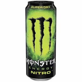 تصویر نوشیدنی انرژی زا مانستر Monster مدل Nitro Super Dry حجم 500 میل 