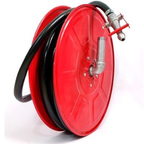 تصویر قرقره هوزریل استاندارد - پامچال ا Fire hose reel Fire hose reel