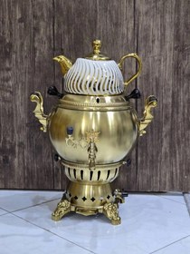 تصویر سماور گازی ایران شرق ۶ لیتری سه کاره 