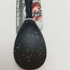 تصویر کفگیر شنگیا مدل سیلیکونی پارویی 