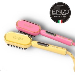 تصویر برس حرارتی صافی دائمی انزو ایتالیا ENZO PROFESSIONAL 4102 ENZO STRAIGHT HAIR KERATIN