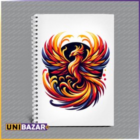 تصویر دفتر 50 برگ ( 100 صفحه ) اختصاصی - unibazar 