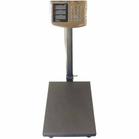 تصویر باسکول دیجیتال 300کیلو محک صفحه نمایشگر استیل فلزی تاشو Digital scale 300