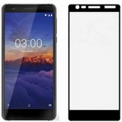 تصویر گلس تمام صفحه شیشه ایی گوشی نوکیا 3.1 Nokia 