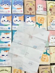 تصویر دستمال کاغذی طرح دار گربه سایز بزرگ شماره ۲ 