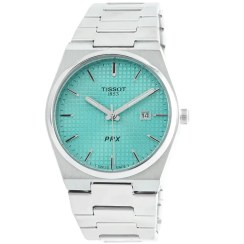 تصویر ساعت مچی مردانه تیسوت TISSOT مدل PRX کد 1331 Tissot Men's Wristwatch PRX Design | Tiffany Color Screen model - 1331