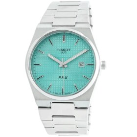 تصویر ساعت مچی مردانه تیسوت TISSOT مدل PRX کد 1331 Tissot Men's Wristwatch PRX Design | Tiffany Color Screen model - 1331